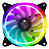 Kit fan Liketec - Lighter - RGB, 3x120mm, Controladora - Imagem 2