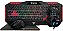 Kit gamer Gamdias - Poseidon M2 4 in 1 - Teclado de membrana multimídia, Mouse 3600 DPI, mousepad antiderrapante - Imagem 1