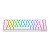 Teclado mecânico gamer Redragon - Castor Lunar White - RGB, Switch Redragon Brown, Formato 66%, ABNT2 - Imagem 5