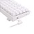 Teclado mecânico gamer Redragon - Castor Lunar White - RGB, Switch Redragon Brown, Formato 66%, ABNT2 - Imagem 7