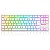Teclado gamer Redragon - Kumara Pro Lunar White - RGB, Switch Brown, Wireless, Bluetooth, Hotswap, Formato TKL, ABNT2 - Imagem 1