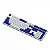 Kit Mouse e Teclado Akko - MX108 Blue on White - Bluetooth, Wireless 2,4GHz, Switch Scissor - Imagem 2