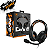 Headset Gamer Cougar Dive, Drivers 50mm, Preto e Laranja - Imagem 1