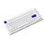 Teclado Mecanico Gamer Akko Mod 007 Pc, Switch Akko Piano, Branco e Azul AKKO-MOD-007 - Imagem 3