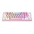 Teclado Mecanico Gamer Redragon Fizz, RGB, Compacto, Switch Blue, Branco e Rosa - Imagem 4