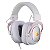 Headset Gamer Redragon Zeus X RGB, Surround 7.1, Driver de 53mm, USB, Microfone com Redução de Ruído, Branco com Rosê - H510WR-RGB - Imagem 4