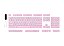 HyperX Keycaps Pudding 2 - Full Key Set - PBT - Pink (US Layout) - Imagem 1