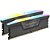 Memória RAM Corsair Vengeance RGB DDR5 64GB (2x32GB) 6000MHz - Preto / Cinza - Imagem 2
