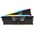 Memória RAM Corsair Vengeance RGB DDR5 96GB (2x48GB) 6600MHz - Preto - Imagem 2