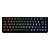 Teclado Mecânico Gamer Akko 3068B Plus, RGB, Switch Blue, Layout 65%, Anti-Ghosting, ABNT2, Preto - Imagem 1