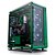 GABINETE TT CORE P6 TG/RACING VERDE MID TOWER - Imagem 1