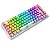 Teclado Sem Fio Mecânico Gamer Redragon ELF Pro, RGB, USB e Bluetooth, ABNT2, Cristalino Transparente - K649CT-RGB-PRO PT - Imagem 3