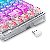 Teclado Sem Fio Mecânico Gamer Redragon ELF Pro, RGB, USB e Bluetooth, ABNT2, Cristalino Transparente - K649CT-RGB-PRO PT - Imagem 7