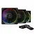 Kit 3 Fans Gamdias Aeolus M3 1203r ARGB 120mm Com Controladora Preto - Aeolus M3-1203r - Imagem 1