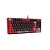 Teclado Redragon World Of Warcraft Horda Preto E Vermelho Switch Blizzard LED - Imagem 1