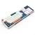 Teclado Gamer Mecânico Redragon Trundle, RGB, Switch Brown, White/blue/orange - Imagem 3