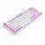 Teclado Mecânico Gamer Redragon Daksa Rainbow, Switch Brown Removíveis, ABNT2, White/Pink, K576WP-R (PT-BROWN) - Imagem 4
