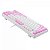 Teclado Mecânico Gamer Redragon Daksa Rainbow, Switch Brown Removíveis, ABNT2, White/Pink, K576WP-R (PT-BROWN) - Imagem 6