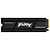 SSD Kingston Fury Renegade, 1TB, M.2 2280, PCIe 4.0 x4, NVMe, Leitura: 7300 MB/s, Gravação: 6000MB/s, com Dissipador, Compatível com PS5 - SFYRSK/1000G - Imagem 2
