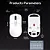 Mouse Sem Fio Attack Shark R6, Ultraleve, Sensor Paw3950 Branco - R6-White - Imagem 6