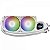 Water Cooler Gamdias Aura GL 240 Digital WH, 240mm, ARGB, Intel/AMD, Branco - AURA-GL240-DIGITAL-WH - Imagem 1