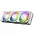 Water Cooler Gamdias Aura GL 360 Digital WH, 360mm, ARGB, Intel/AMD, Branco - AURA-GL360-DIGITAL-WH - Imagem 3