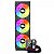 Water Cooler Redragon CCW-3015R, ARGB, 360mm, Com Display LCD, Intel-AMD, Preto - CCW-3015R - Imagem 4