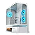 Gabinete Gamer Cougar CFV235 Vision ATX Mid-Tower, Vidro Temperado, Branco - 382DA40.0004 - Imagem 1
