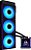 Water Cooler Lian Li Hydroshift II LCD-S Uni Fans CL Wireless Preto 360mm RGB com Tela LCD IPS 3.4” - GHS2LCDS36CB - Imagem 2