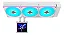 Water Cooler Lian Li Hydroshift II LCD-S 360CL Uni Fan Branco ARGB 360mm - GHS2LCDS36CW - Imagem 2
