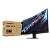 Monitor Gamer Gigabyte Led 27" Curvo GS27QCA QHD 180HZ 1ms Preto - GS27QCA - Imagem 1