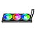 Water Cooler Thermaltake TH360 V3 ULTRA ARGB Sync AIO, 360mm, Display LCD, Intel-AMD, Preto - CL-W474-PL12SW-A - Imagem 4