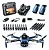 Drone Gt8 Pro Fly Câmera 4k Gps Controle Tela 2 Baterias - 8E4SF7WMP - Imagem 1