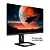 Monitor Gamer Husky Boreal 27", QHD, 200Hz, 1ms, IPS, Adaptive Sync, HDR400, Ajuste de Altura, DisplayPort e HDMI - HMG00827PT - Imagem 4