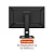 Monitor Gamer Husky Boreal 27", QHD, 200Hz, 1ms, IPS, Adaptive Sync, HDR400, Ajuste de Altura, DisplayPort e HDMI - HMG00827PT - Imagem 3