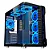Gabinete Gamer Rise Mode Galaxy Glass, Mid Tower, ATX, Lateral e Frontal em Vidro Temperado, Sem FANs, Preto - RM-GA-GG-FB - Imagem 1
