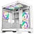 Gabinete Gamer Rise Mode Galaxy Glass M Mini, M-ATX, Lateral e Frontal em Vidro Temperado, Sem FANs, Branco - RM-GA-GGMN-FW - Imagem 1