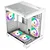 Gabinete Gamer Rise Mode Galaxy Glass M Mini, M-ATX, Lateral e Frontal em Vidro Temperado, Sem FANs, Branco - RM-GA-GGMN-FW - Imagem 2