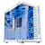 Gabinete Gamer Rise Mode Galaxy Glass, Mid Tower, ATX, Lateral e Frontal em Vidro Temperado, Sem FANs, Branco - RM-GA-GG-FW - Imagem 1