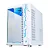 Gabinete Gamer Rise Mode Galaxy Glass, Mid Tower, ATX, Lateral e Frontal em Vidro Temperado, Sem FANs, Branco - RM-GA-GG-FW - Imagem 2