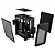 Gabinete Gamer Corsair 3000D Airflow, Mid-Tower, ATX, Lateral em Vidro Temperado, 2x FAN, Preto - CC-9011251-WW - Imagem 3