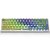 Teclado Magnético Gamer Akko Monsgeek Fun68 HE 8K Aurora Branco e Verde ARGB 65% - SJC4SGPC5 - Imagem 1
