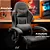 Cadeira Gamer Husky Storm 100, Até 120kg, Almofadas, Reclinável 135º, Tecido, Preta - HCG100PTT - Imagem 2