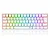 Teclado Mecânico Gamer Redragon Fizz, RGB, Branco, Swich Brown - K617-RGB-W - Imagem 1