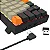 Teclado Mecânico Gamer Redragon Draconic PRO, RGB, Wireless/Bluetooth, 60%, Switch Brown, ABNT2, Cinza, Laranja e Preto, K530-OG-GY-BK - Imagem 6