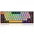 Teclado Mecânico Gamer Redragon Draconic PRO, RGB, Wireless/Bluetooth, 60%, Switch Brown, ABNT2, Cinza, Laranja e Preto, K530-OG-GY-BK - Imagem 1