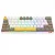 Teclado Mecânico Gamer Redragon Draconic PRO, RGB, Wireless/Bluetooth, 60%, Switch Brown, ABNT2, Branco, Amarelo e Cinza, K530-YL-WT-GY - Imagem 2