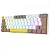 Teclado Mecânico Gamer Redragon Draconic PRO, RGB, Wireless/Bluetooth, 60%, Switch Brown, ABNT2, Branco, Amarelo e Cinza, K530-YL-WT-GY - Imagem 3