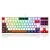 Teclado Mecanico Usb Gamer Kumara RGB Switch Dust-proof Brown Redragon - Branco, Preto E Vermelho - K552wlr-RGB - Imagem 1