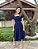 Vestido classic azul marinho - Imagem 1